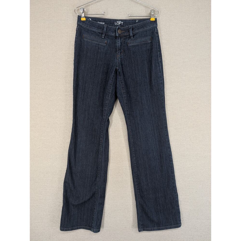 Ann Taylor Loft Blue Jeans Size 2 Curvy Bootcut